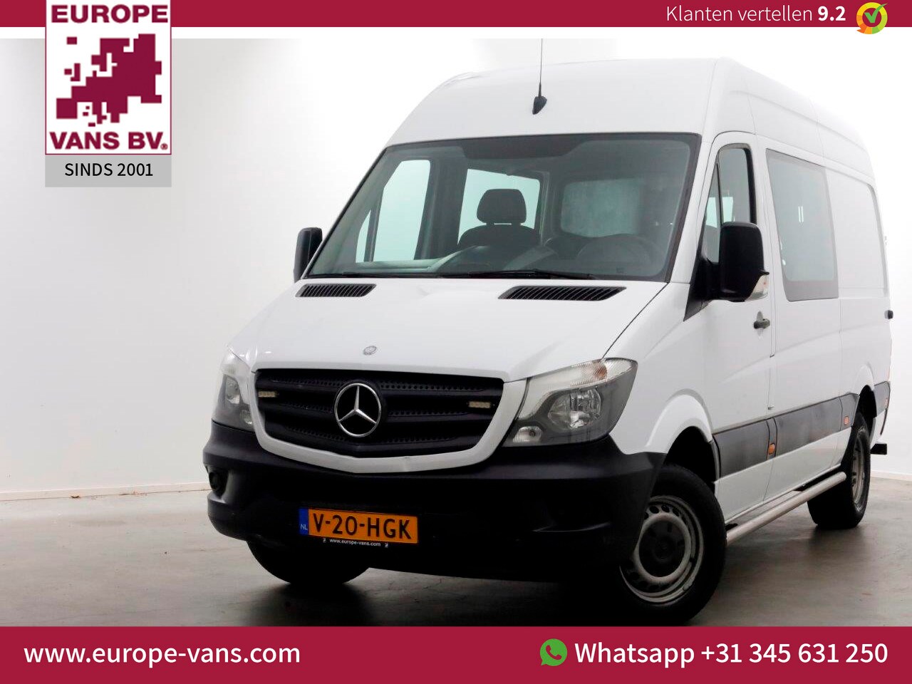 Mercedes-Benz Sprinter - 413 CDI BlueTec E6 7G Automaat L2H2 D.C. Airco 08-2014 - AutoWereld.nl