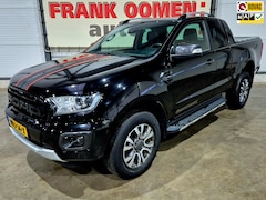 Ford Ranger - 2.0 EcoBlue 213PK 4x4 Wildtrak Supercab 2 pers. + NAP|LED|Keyless|Leder|Navi|Apple|Android