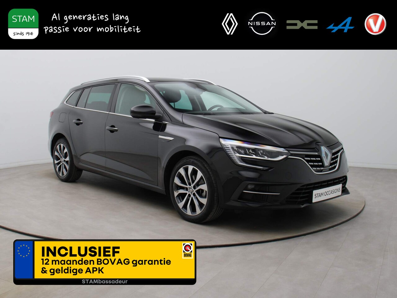 Renault Mégane Estate - TCe 140pk Techno EDC/AUTOMAAT Camera | Climate | Navi | Parksens. v+a | Stoel -/ Stuur ver - AutoWereld.nl