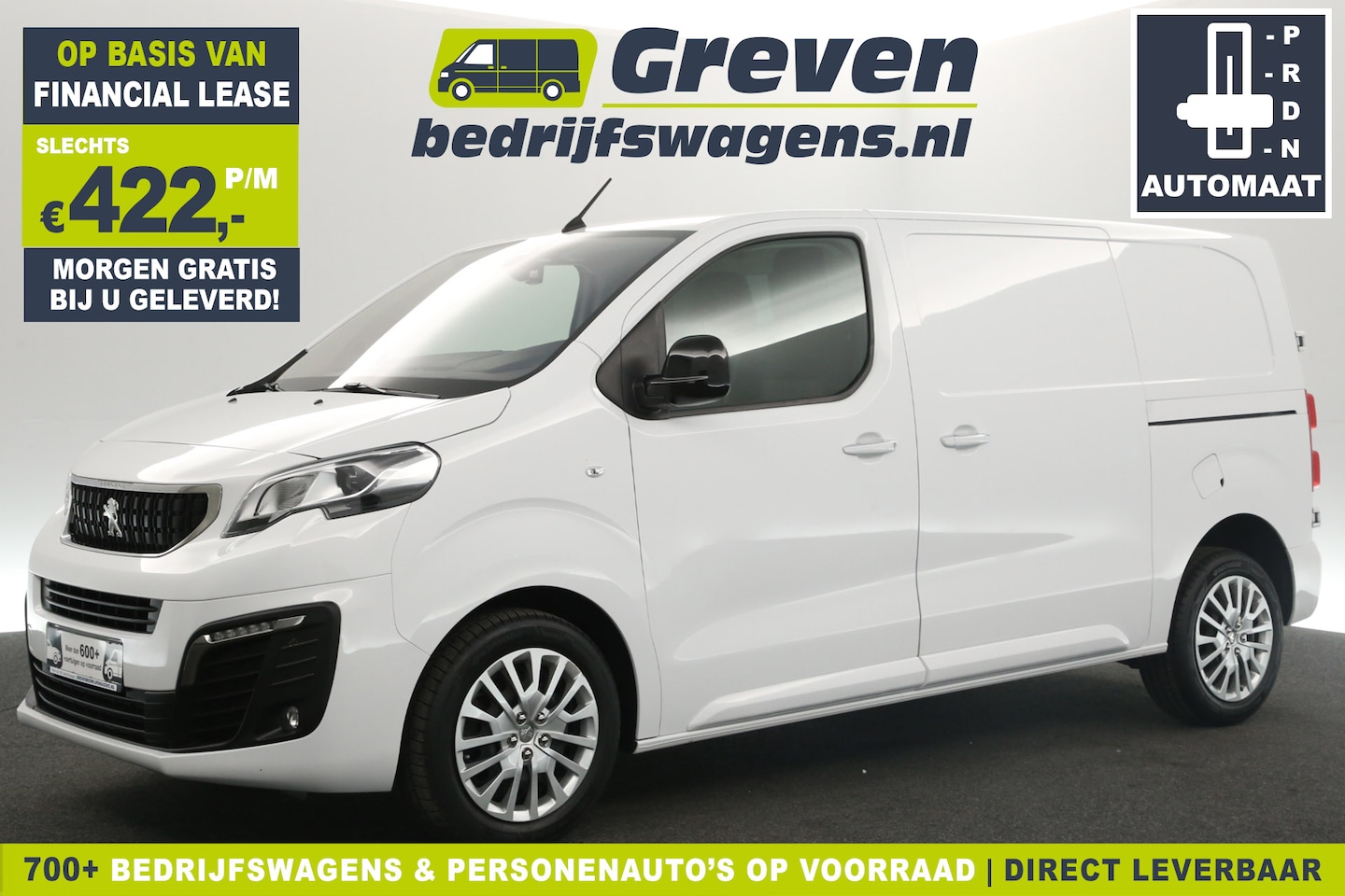 Peugeot Expert - 2.0 BlueHDI L2H1 145PK Automaat Airco 360Camera Cruise Carplay Navi 2xSchuifdeur PDC 3 Per - AutoWereld.nl