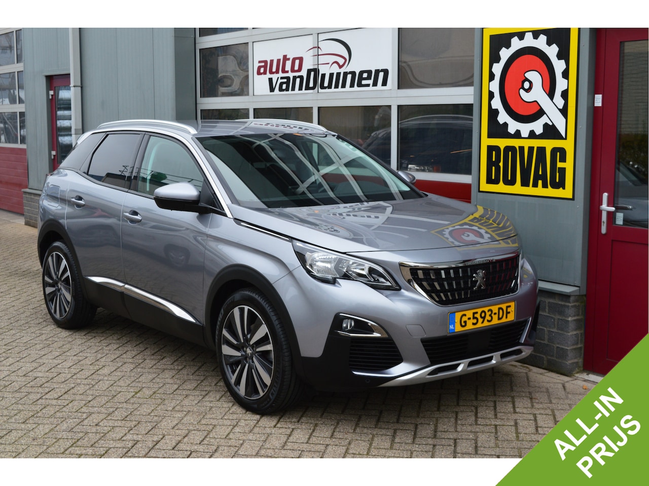 Peugeot 3008 - 1.2 PureTech Allure O.a: Stoelverw, DAB, Camera, Navi, Cruise, Etc. All-in prijs! - AutoWereld.nl