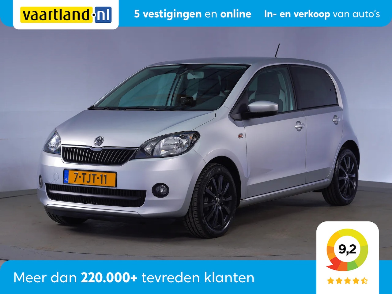 Skoda Citigo - 1.0 Drive Automaat 5-deurs [ Navi Leder Parkeersensoren ] - AutoWereld.nl