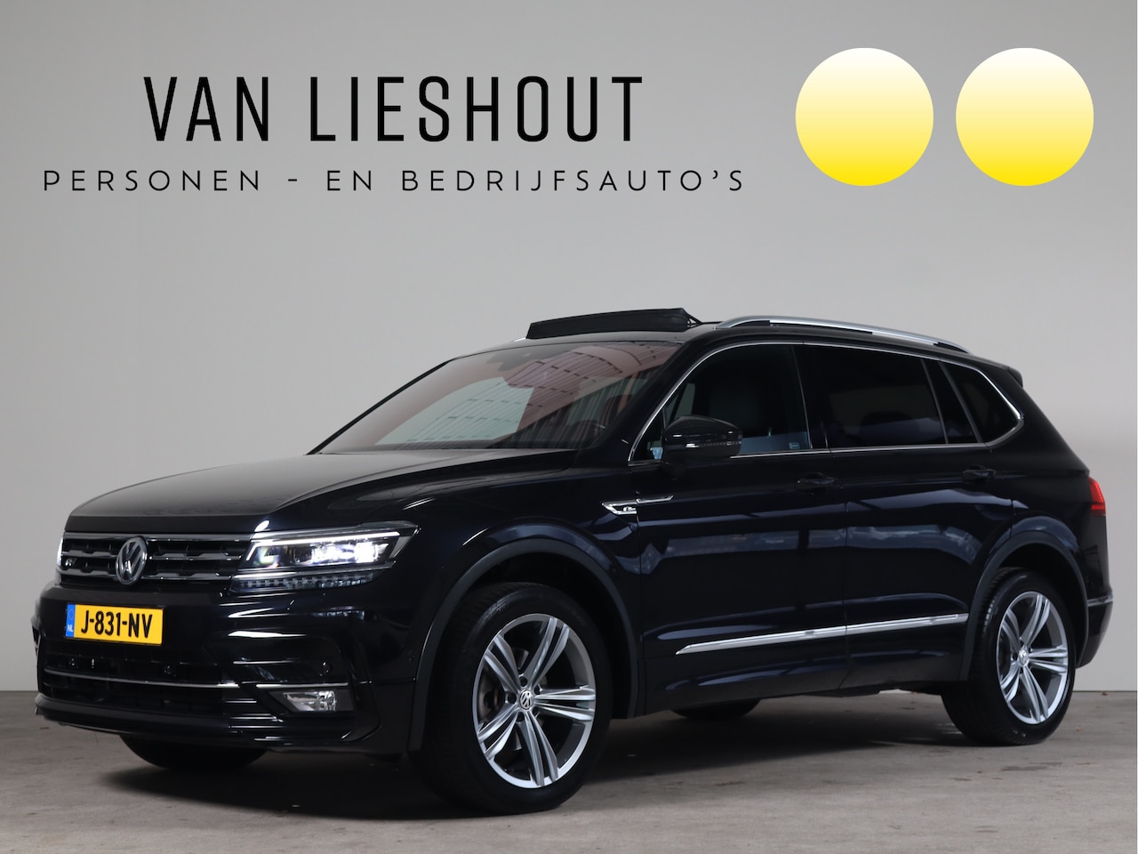 Volkswagen Tiguan Allspace - 1.5 TSI Highline Business R-Line 7p. NL-Auto!! Panoramadak I Zeer compleet !! - AutoWereld.nl