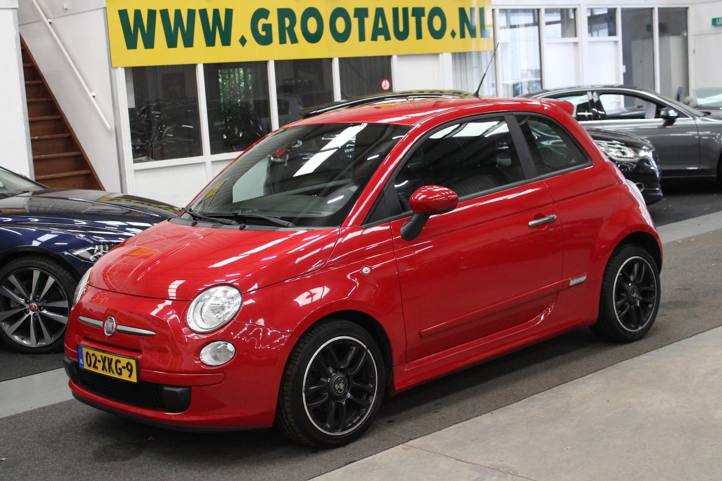 Fiat 500 Abarth - 0.9 TwinAir Abarth-pakket,  NAP, Airco, Leer, Stuurbekrachtiging - AutoWereld.nl