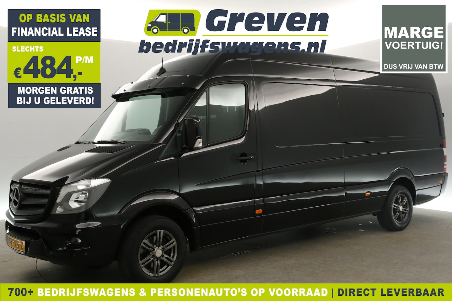 Mercedes-Benz Sprinter - 316 CDI L4H2 164PK | Marge Airco Cruise PDC Zonneklep 3 Persoons Stoelverwarming 16"LMV Tr - AutoWereld.nl