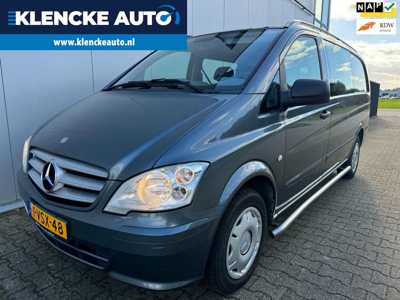 Mercedes-Benz Vito - 110 CDI 320 Lang 190.698km Airco Navi Dubbel cabine Trekhaak NIEUW APK 5-persoons - AutoWereld.nl