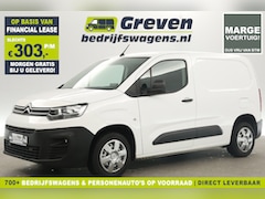 Citroën Berlingo - 1.2 PureTech L1H1 110PK | Marge Benzine Airco Cruise Carplay PDC Elektrpakket Schuifdeur