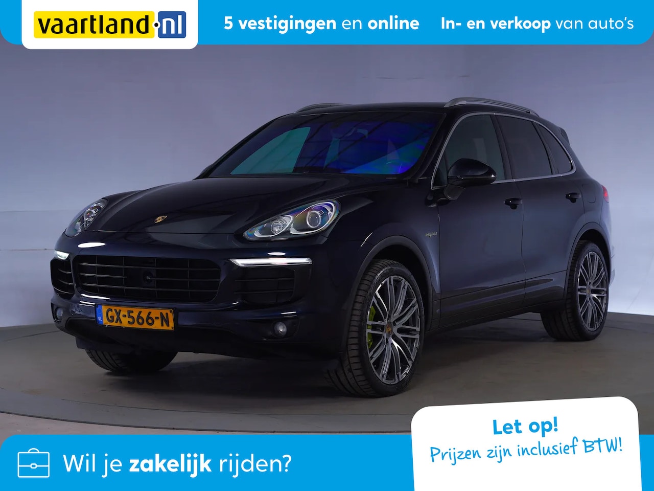 Porsche Cayenne - 3,0S E-Hybrid [ Leer Navigatie cruise Camera trekhaak] - AutoWereld.nl