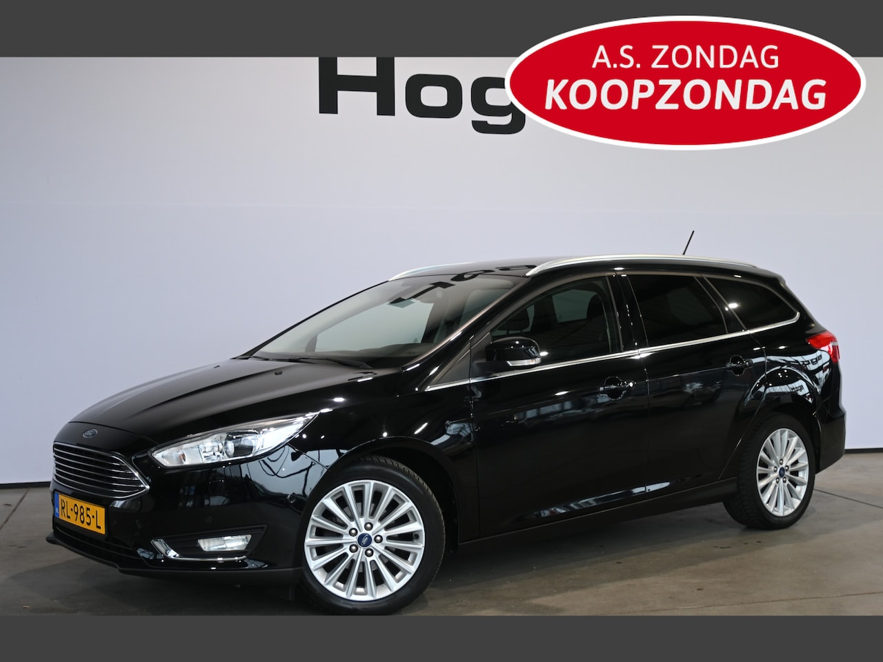 Ford Focus Wagon - 1.0 Titanium Ecc Cruise control Navigatie 100% Onderhouden! Inruil Mogelijk! - AutoWereld.nl