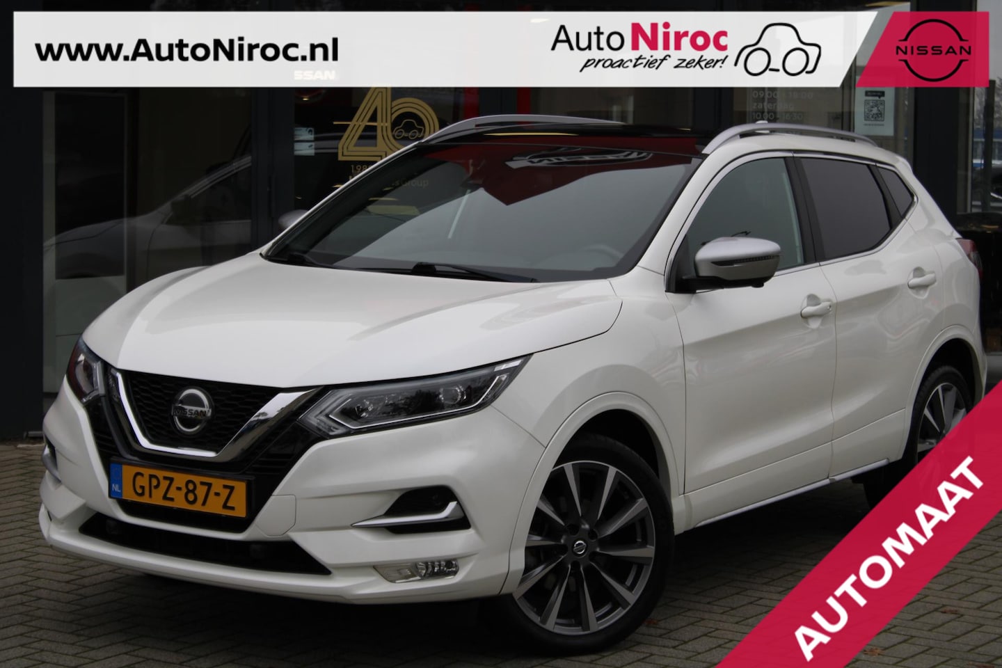 Nissan Qashqai - DIG-T 160 DCT N-Tec | AUTOMAAT | PANORAMADAK | STOELVERWARMING | 19 INCH | TREKHAAK | - AutoWereld.nl