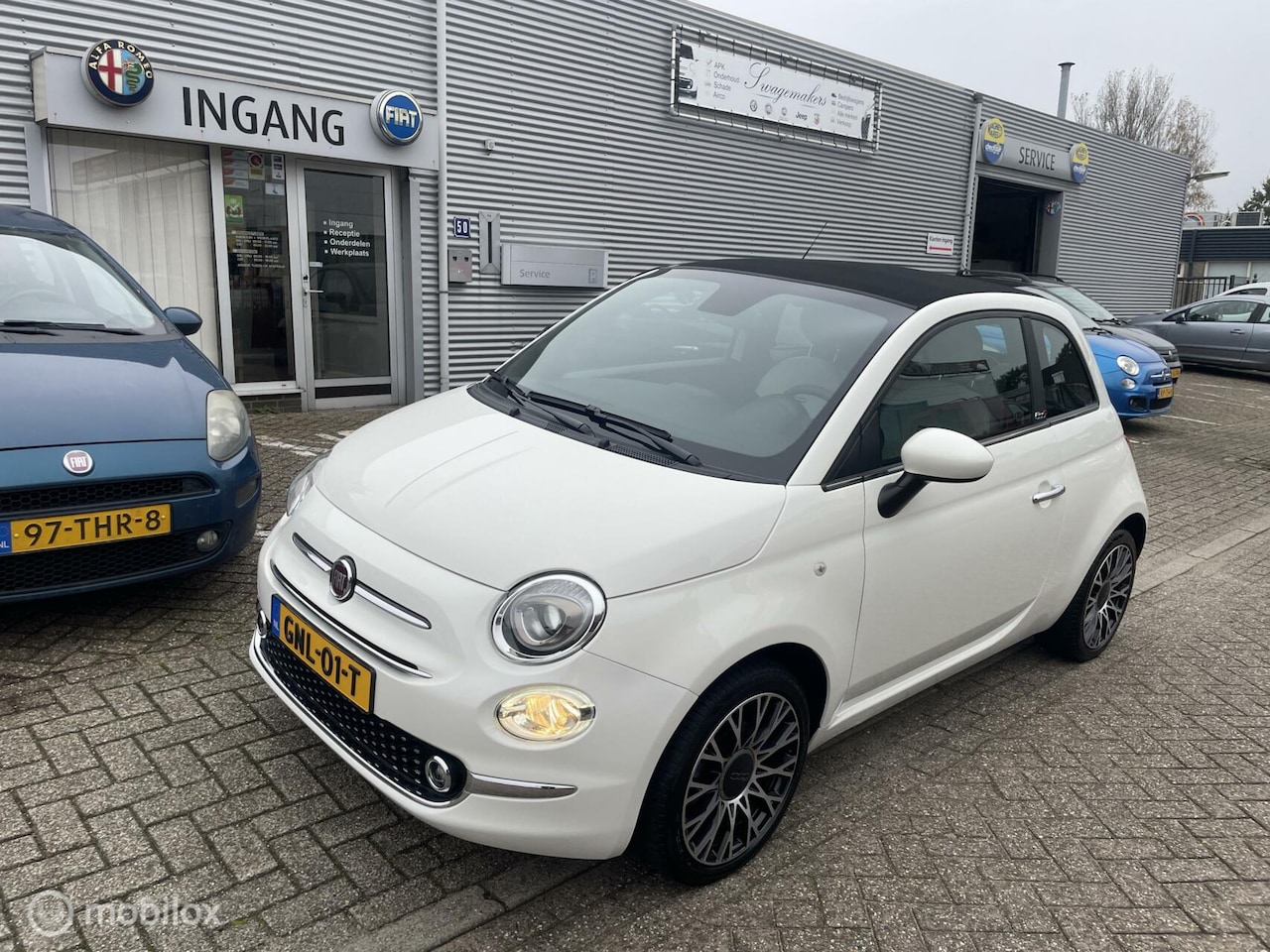 Fiat 500 C - abrio 1.0 Hybrid Dolcevita NAVI LEDER PDC - AutoWereld.nl