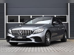 Mercedes-Benz C-klasse - 180 AMG / NIGHT / LEDER / DIGITAL DASH / 360 CAMERA / LED / 19" / NL AUTO / FACELIFT