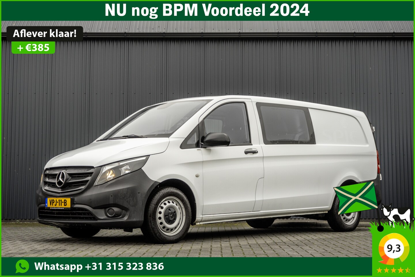 Mercedes-Benz Vito - 116 CDI L3H1 XL | 164 PK | Euro 6 | 5-Persoons | Cruise | Carplay | Airco | PDC | Navigati - AutoWereld.nl