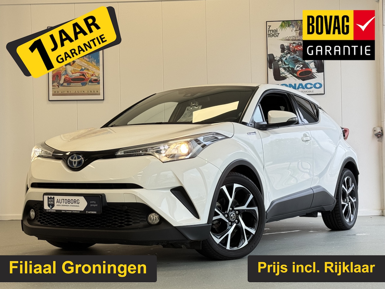 Toyota C-HR - 1.8 Hybrid Dynamic | Navigatie | Voorstoelen verwarmd | Cruise control Adaptive | Airco | - AutoWereld.nl