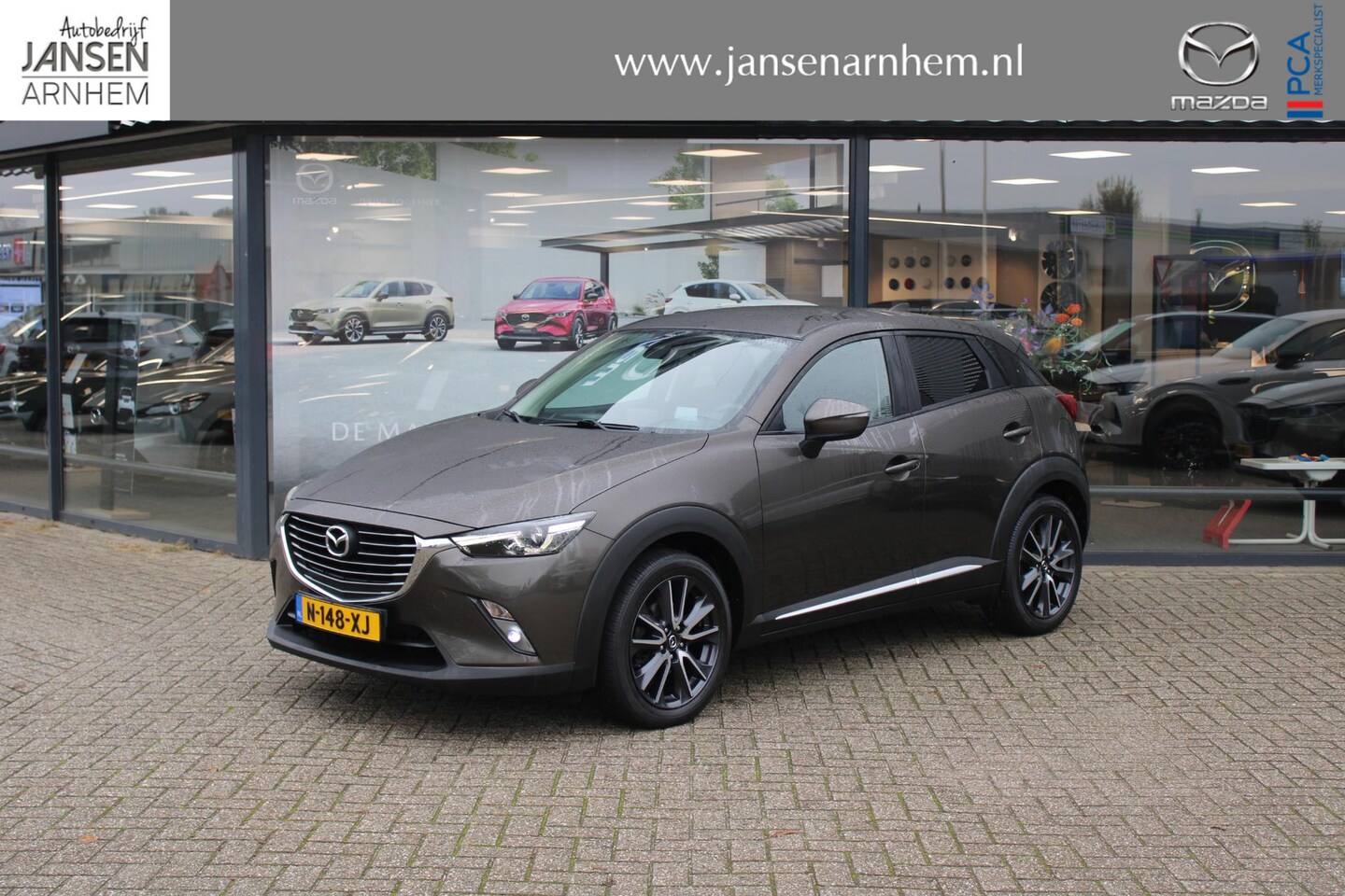 Mazda CX-3 - 2.0 SkyActiv-G 120 GT-M Line , Trekhaak, Cruise, Clima, PDC, Camera, Stoelverwarming, Navi - AutoWereld.nl