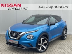 Nissan Juke - 1.0 DIG-T Tekna Navigatie, 360 Camera, Half Leder, 19"Lm, Pro-Pilot, Climate Control, Stoe