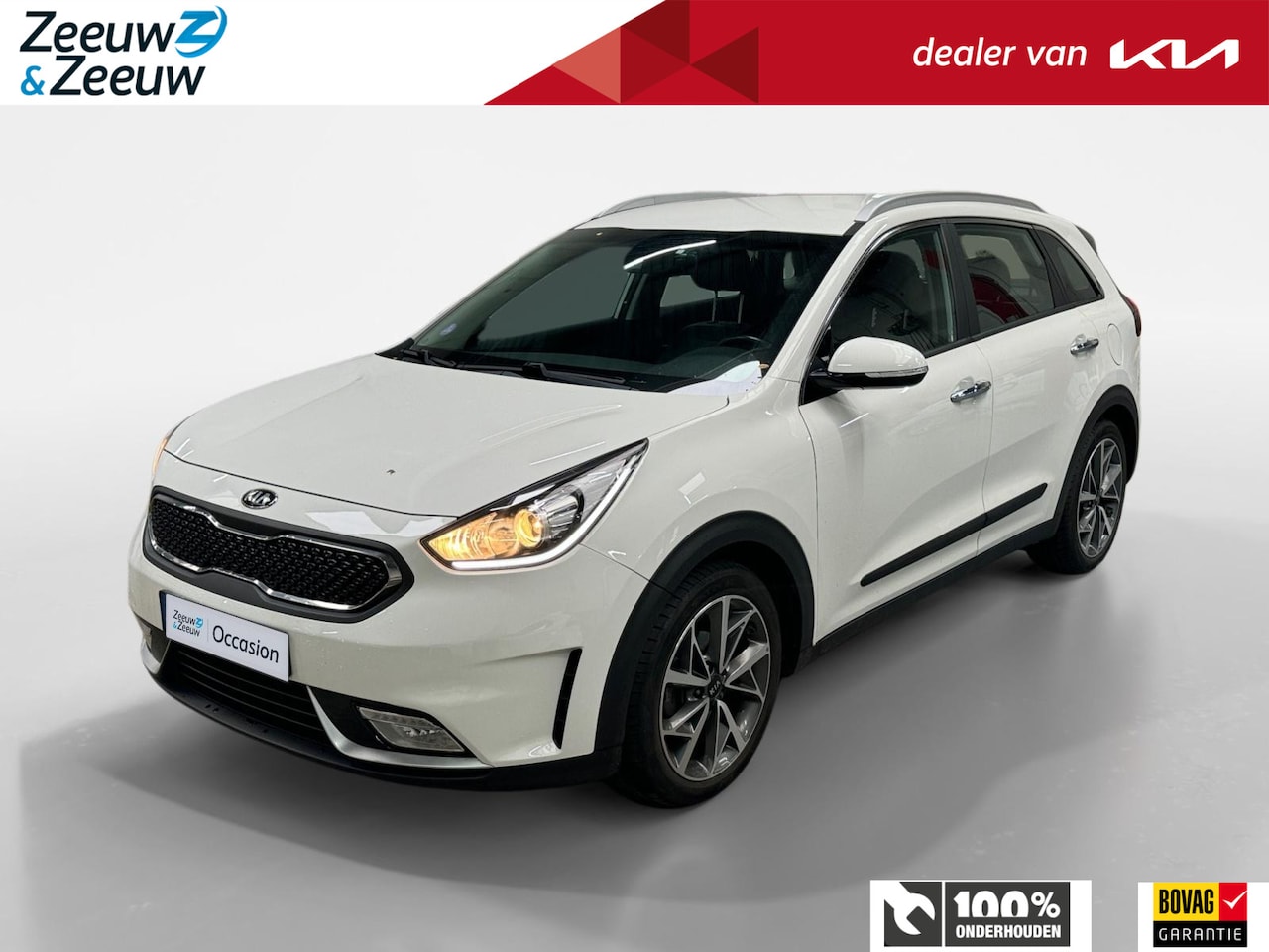 Kia Niro - 1.6 GDi Hybrid DynamicLine Navigatie | Climate Control | Dealer Onderhouden | 12 maanden b - AutoWereld.nl