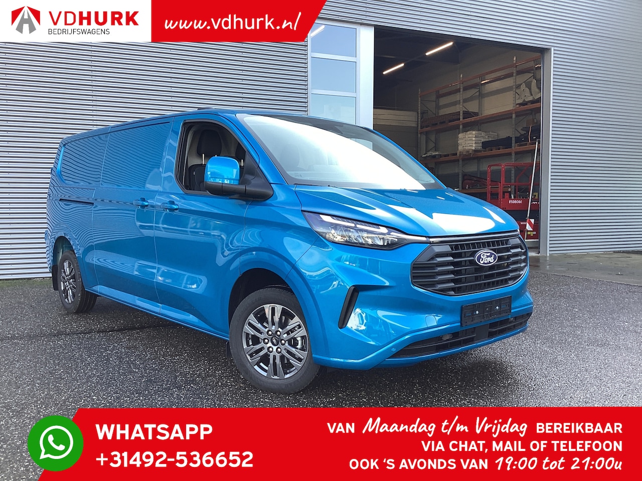 Ford Transit Custom - 2.0 TDCI 170 pk Aut. L2 Limited 5 JAAR/ 200.000 km GARANTIE Inkl.Trekhaak/ Stoelverw./ 17” - AutoWereld.nl