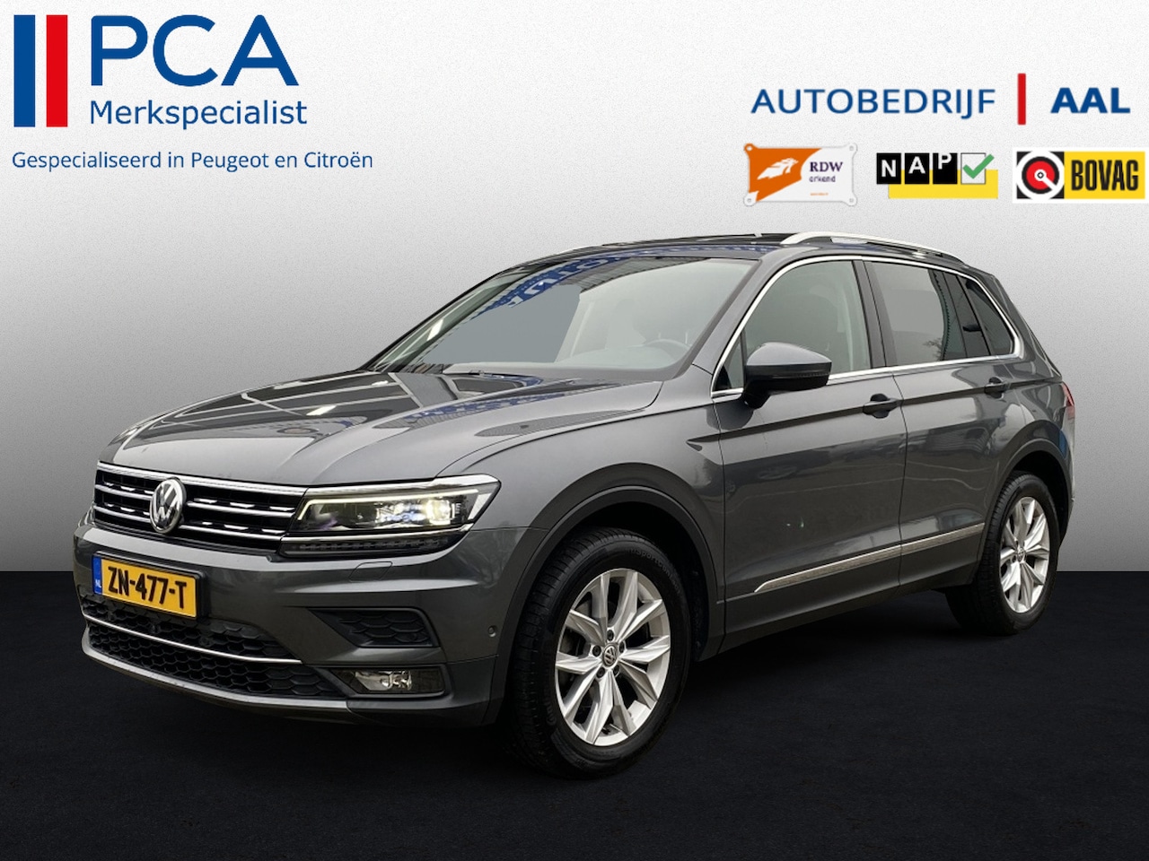 Volkswagen Tiguan - 1.4 TSI 4M. Highl./Digitaal/Carplay/Trekhaak/Leder/Stoelverw. - AutoWereld.nl