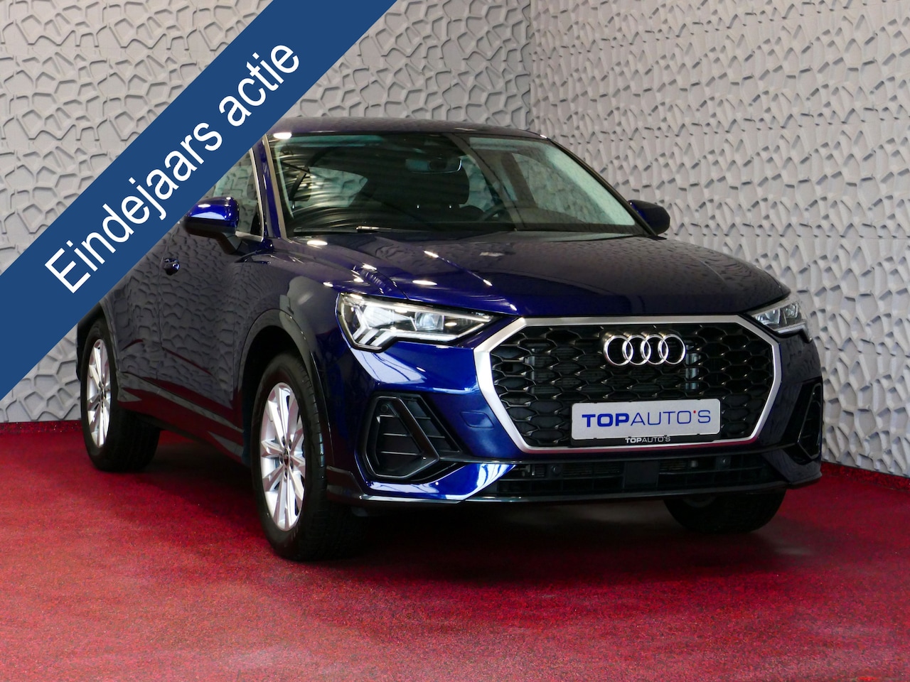 Audi Q3 Sportback - 35 TFSI SPORT LINE CARPLAY NAVI LED ECC PDC LMV ADAP.CRUISE STOELVERW. KEYLESS 07/2023 - AutoWereld.nl