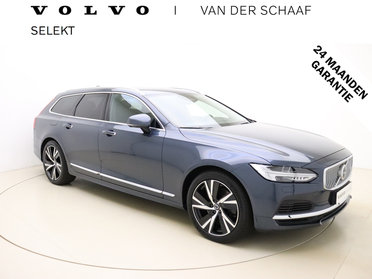 Volvo V90 - T6 340pk AWD Inscription / H&K Audio / Elektr. Stoelen / Dubbel glas / Sportstuur / FULL-L - AutoWereld.nl