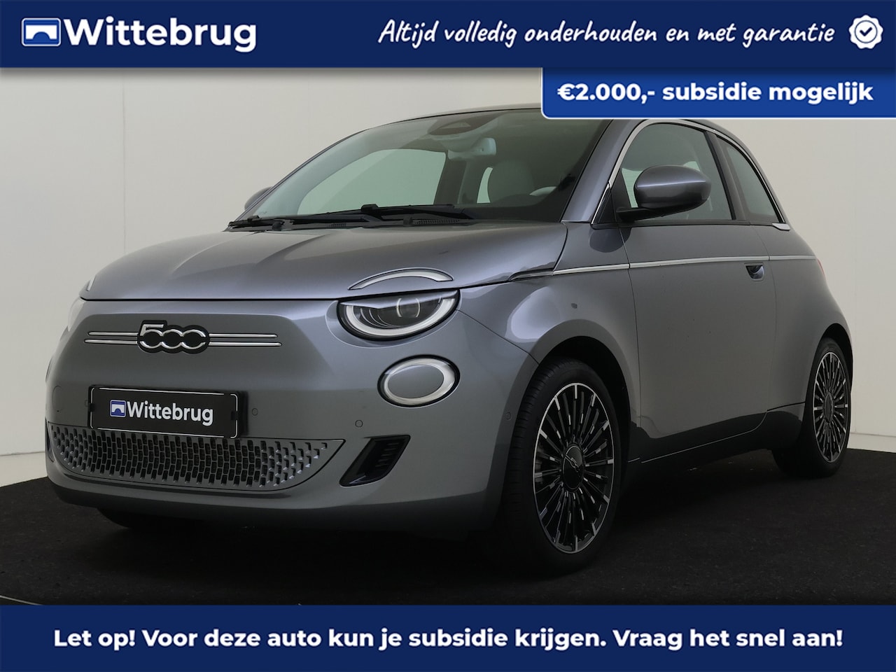 Fiat 500e - La Prima 42 kWh 120PK Camera | Panoramadak | Navigatie | Keyless start | FP - AutoWereld.nl