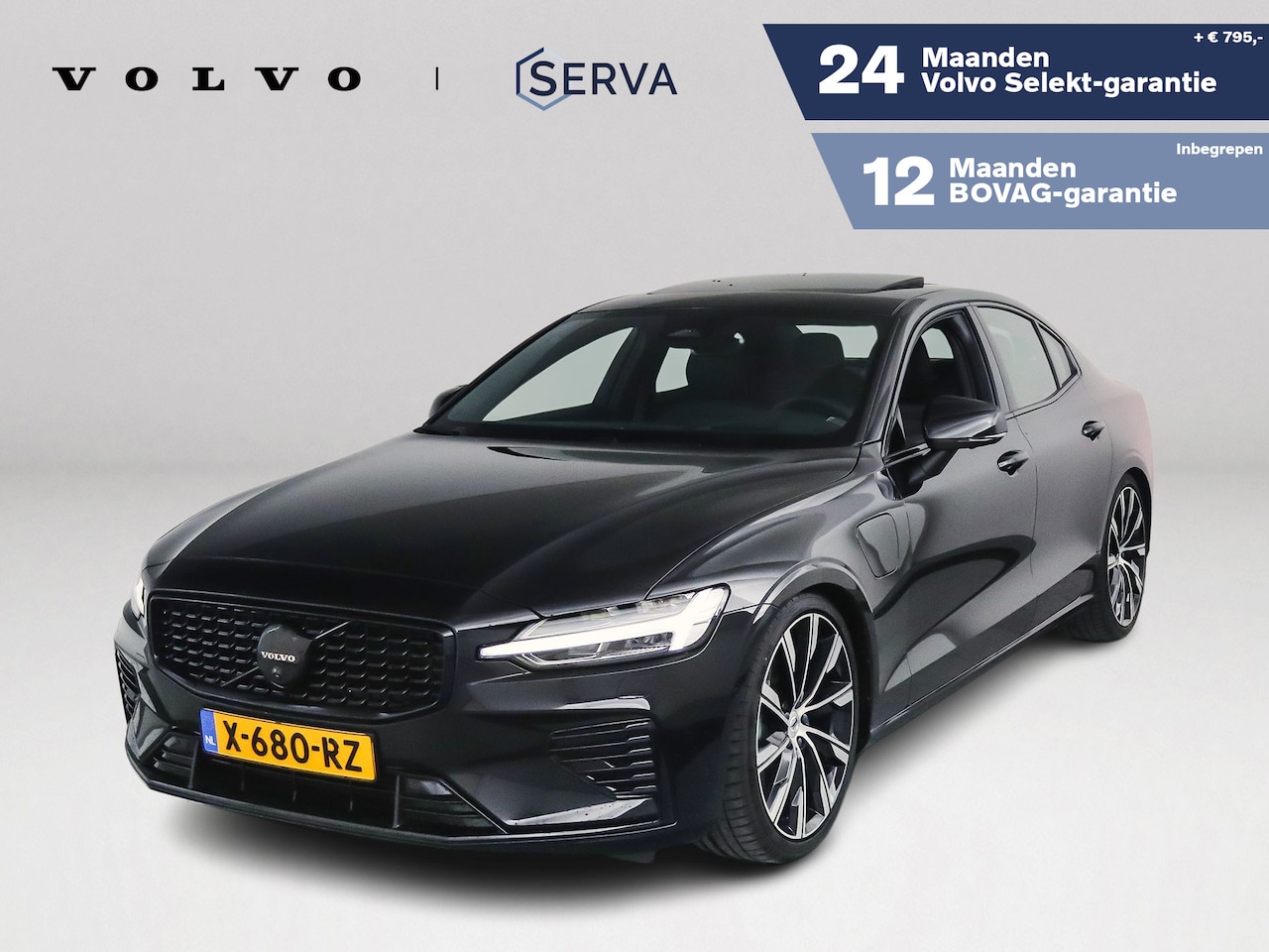 Volvo S60 - Recharge T6 AWD Ultimate Dark | Panoramadak | Harman Kardon | 360º camera | Head-up displa - AutoWereld.nl