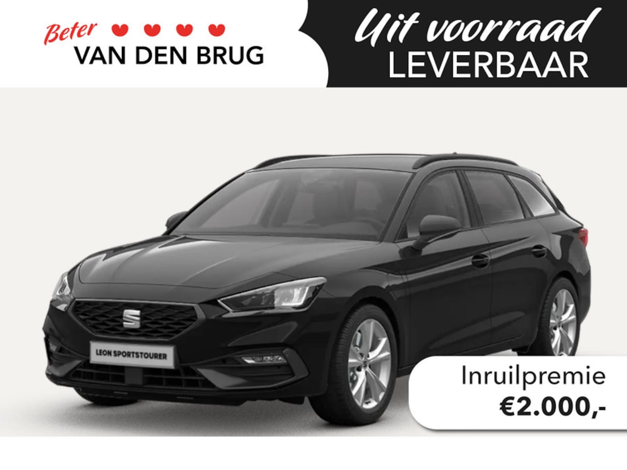 Seat Leon Sportstourer - 1.5 TSI e-Hybrid FR PHEV First Edition | 130km actieradius elektrisch | Dodehoeksensor - AutoWereld.nl