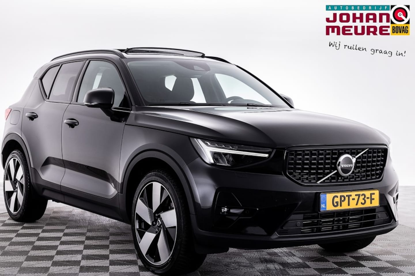 Volvo XC40 - T5 Recharge Ultimate Dark | PANORAMADAK | LEDER | Full LED | PHEV . - AutoWereld.nl