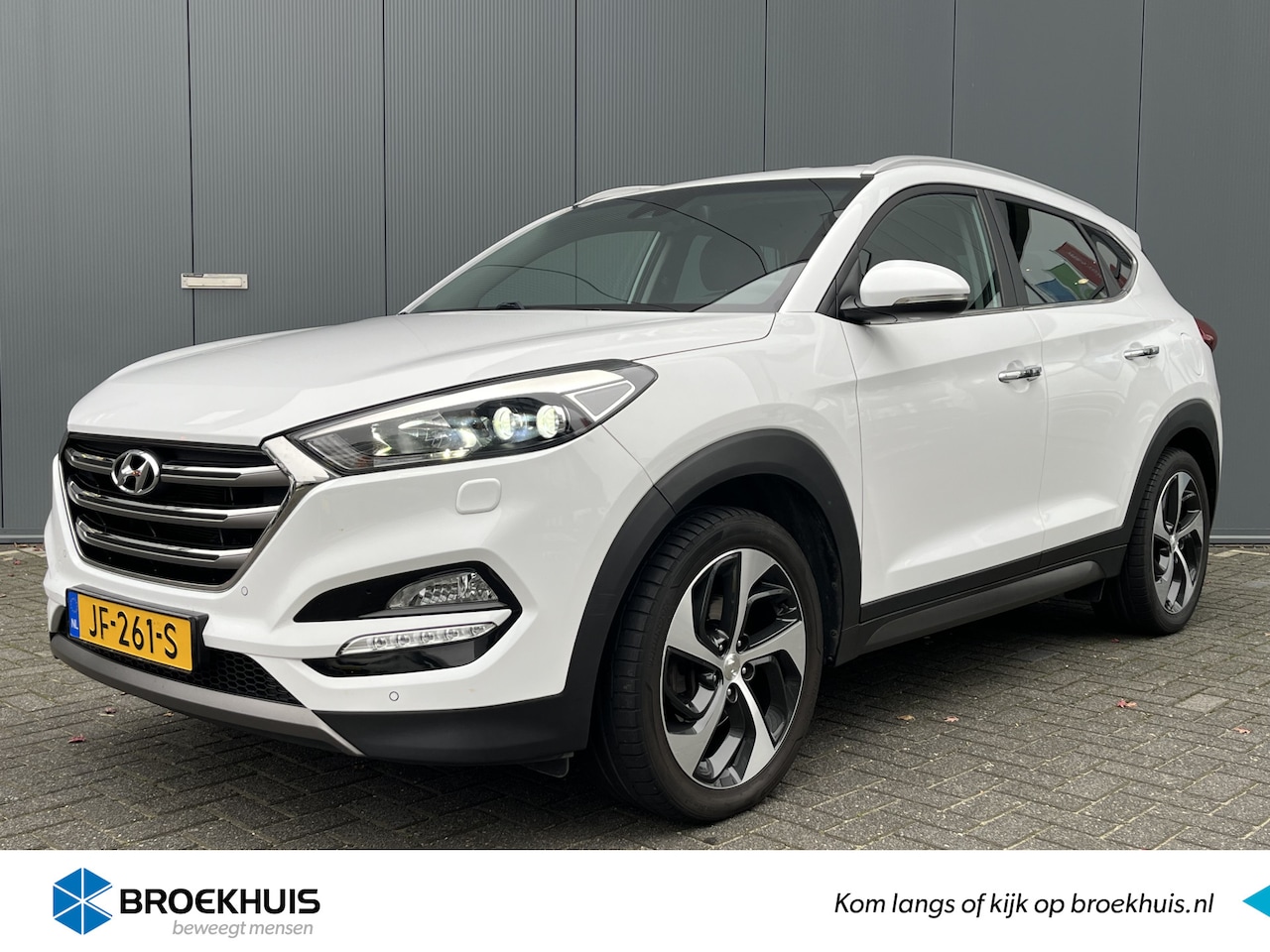 Hyundai Tucson - 1.6 T-GDi 177pk Premium | Leder | Trekhaak | Stoelverwarming | Cruise controle | LED kopla - AutoWereld.nl