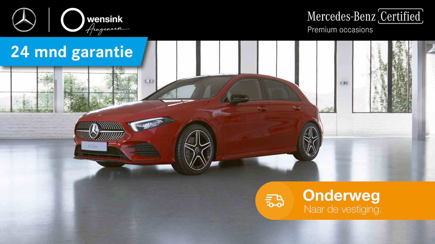 Mercedes-Benz A-klasse - 200 Business Solution AMG Night Upgrade | Panoramadak | Sfeerverlichting | Stoelverwarming - AutoWereld.nl