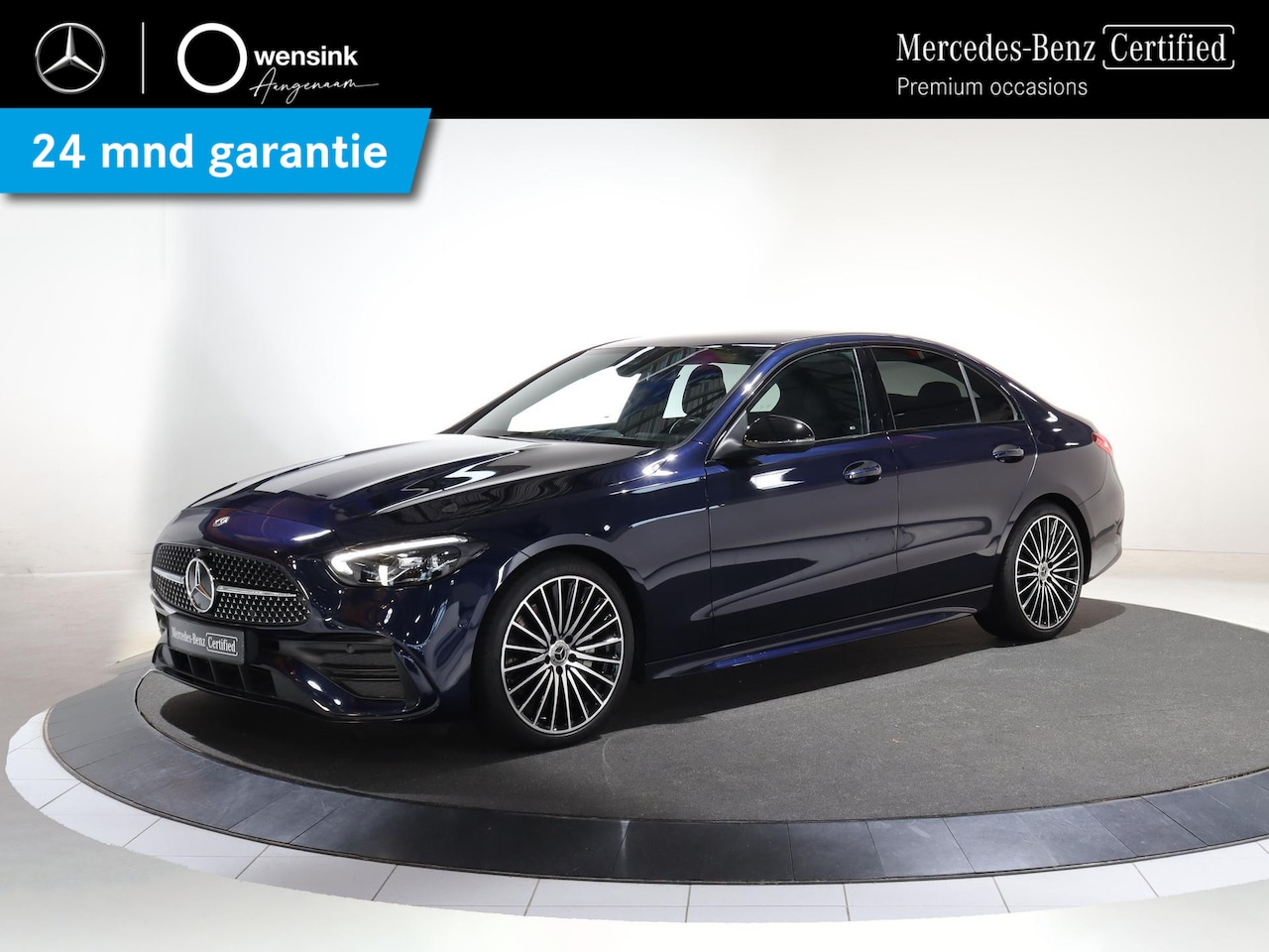 Mercedes-Benz C-klasse - 180 AMG Line | Night | Stoelverwarming | Achteruitrijcamera | Sfeerverlichting | 19"lichtm - AutoWereld.nl