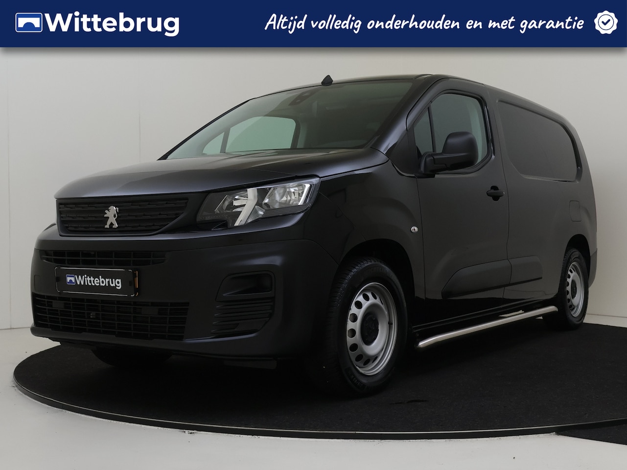 Peugeot e-Partner - Premium Long 50 kWh 136PK Camera | Parkeerhulp | Side -bars |lage KM stand | 3 Zits FP - AutoWereld.nl