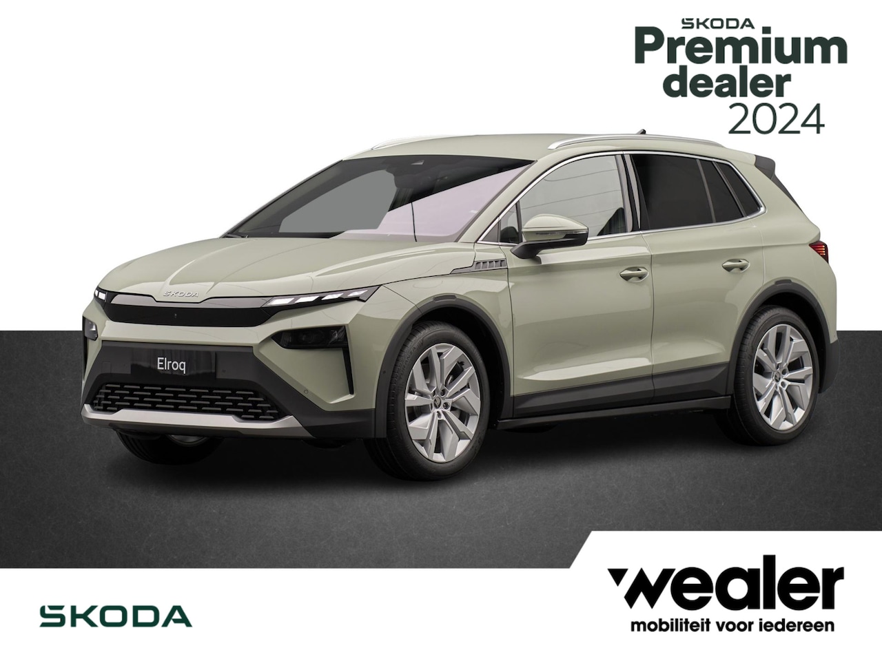 Skoda Elroq - Selection 55 kWh 170 pk Camera | Apple Carplay & Android Auto | 20" velgen | Timiano Green - AutoWereld.nl