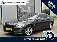 BMW 5-serie - 520i High Executive | Leder/Prof.Navi/Elektr.Stoel/Stuurverstel