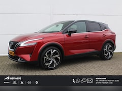 Nissan Qashqai - 1.3 MHEV Xtronic Tekna Plus / Trekhaak (1800 KG) / Panoramadak / Lederen Bekleding / Keyle