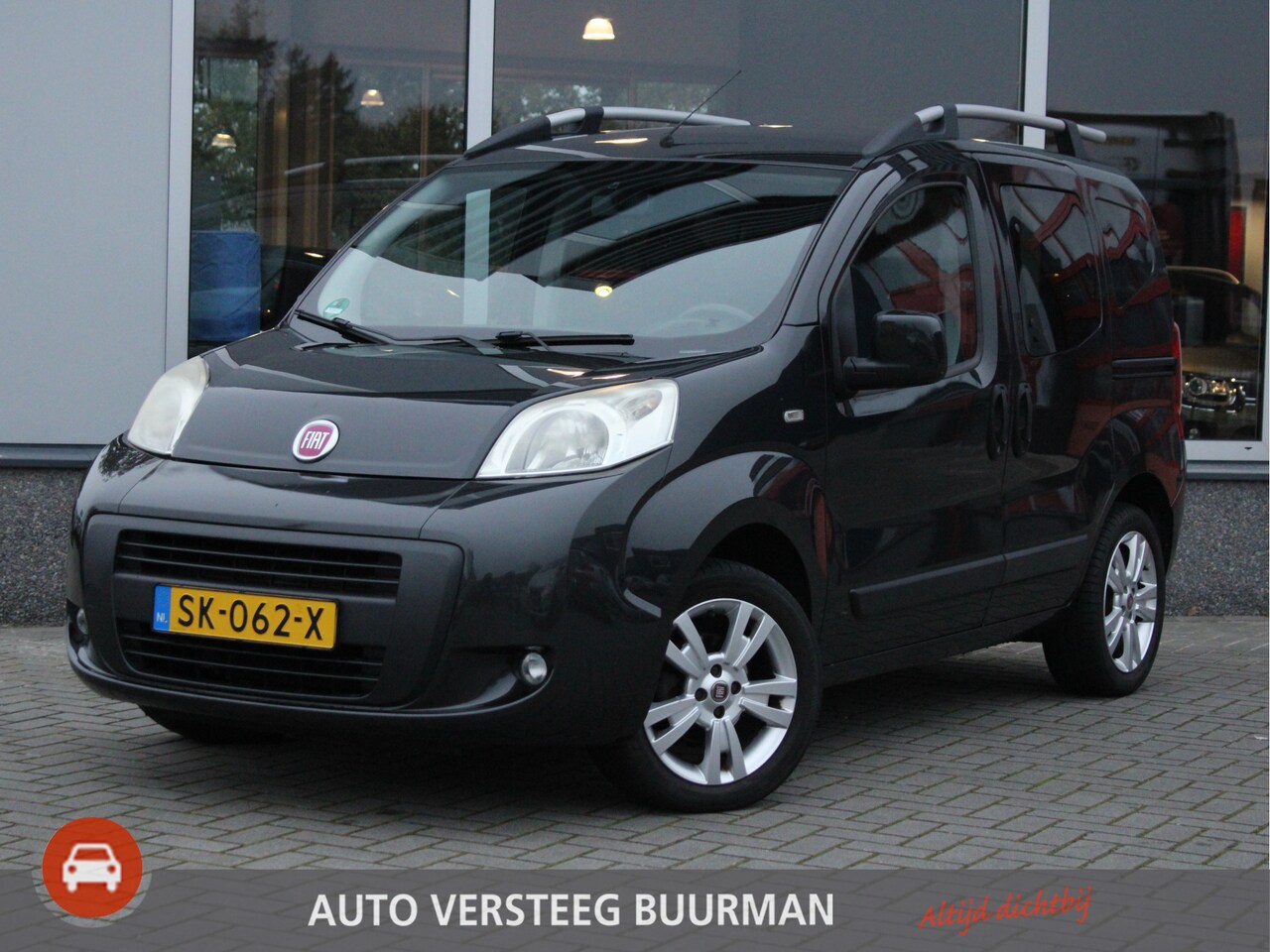 Fiat Qubo - 1.4 MyLife 5-Zits Trekhaak, 2 Zijschuifdeuren met Ruiten, Parkeersensoren Achter, Airco, R - AutoWereld.nl