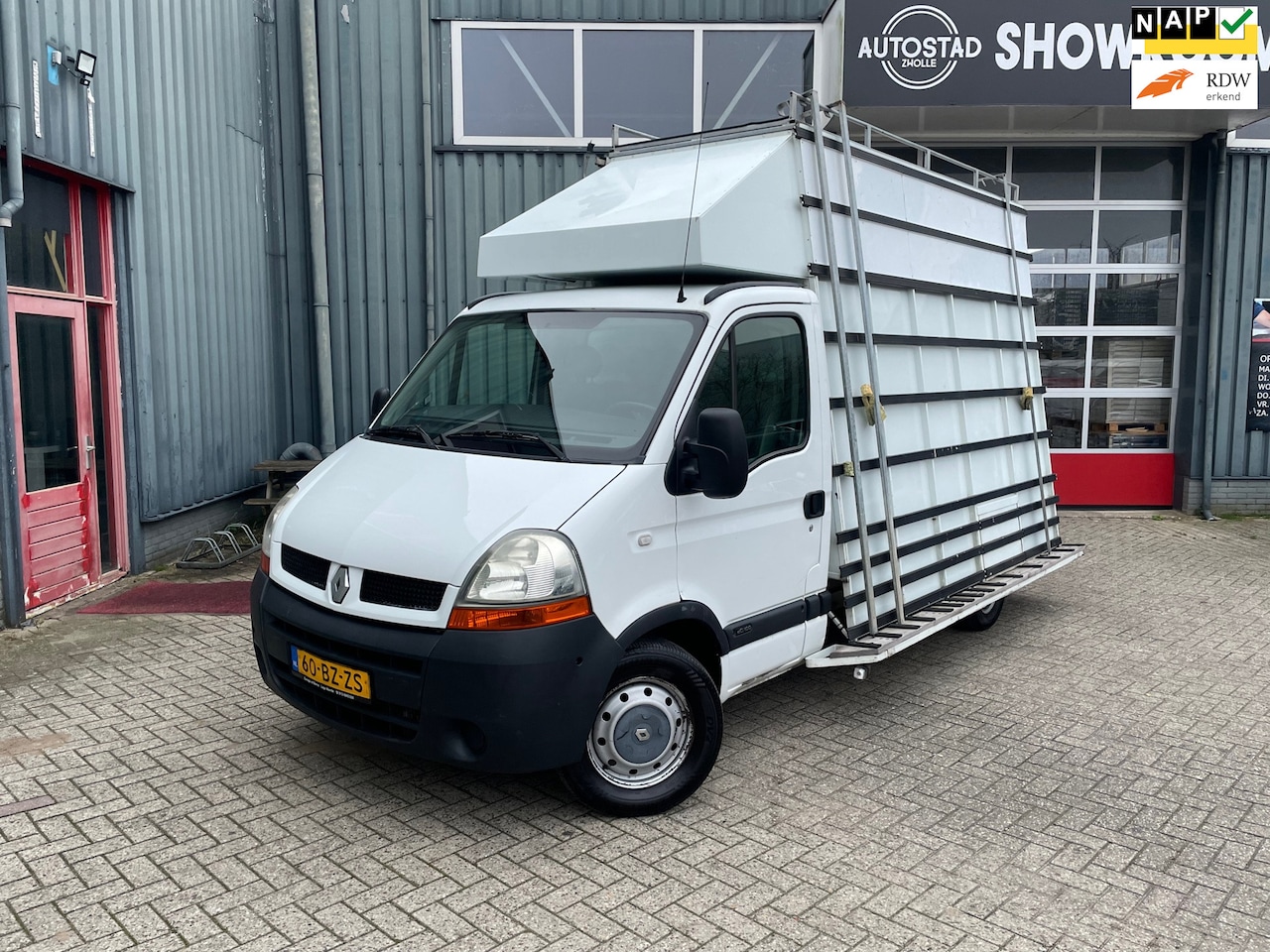 Renault Master - T35 2.5dCi L2H1Glaswagen Glasresteel 3Zits/NAP/Apk/Cruise/Dealeronderhouden - AutoWereld.nl