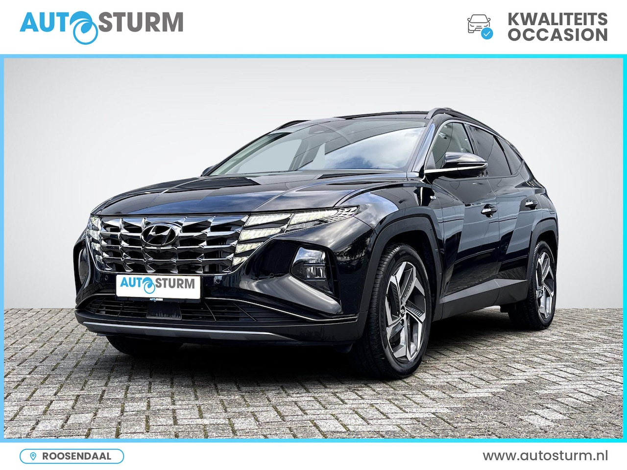 Hyundai Tucson - 1.6 T-GDI MHEV Premium | Vol-Leder | Digitaal Instrumentenpaneel | Adapt. Cruise Control | - AutoWereld.nl