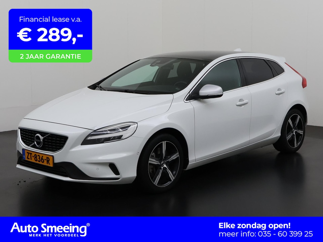 Volvo V40 - 1.5 T3 Polar+ Sport R-Design | Panoramadak | Camera | Standverwarming | Zondag Open! - AutoWereld.nl