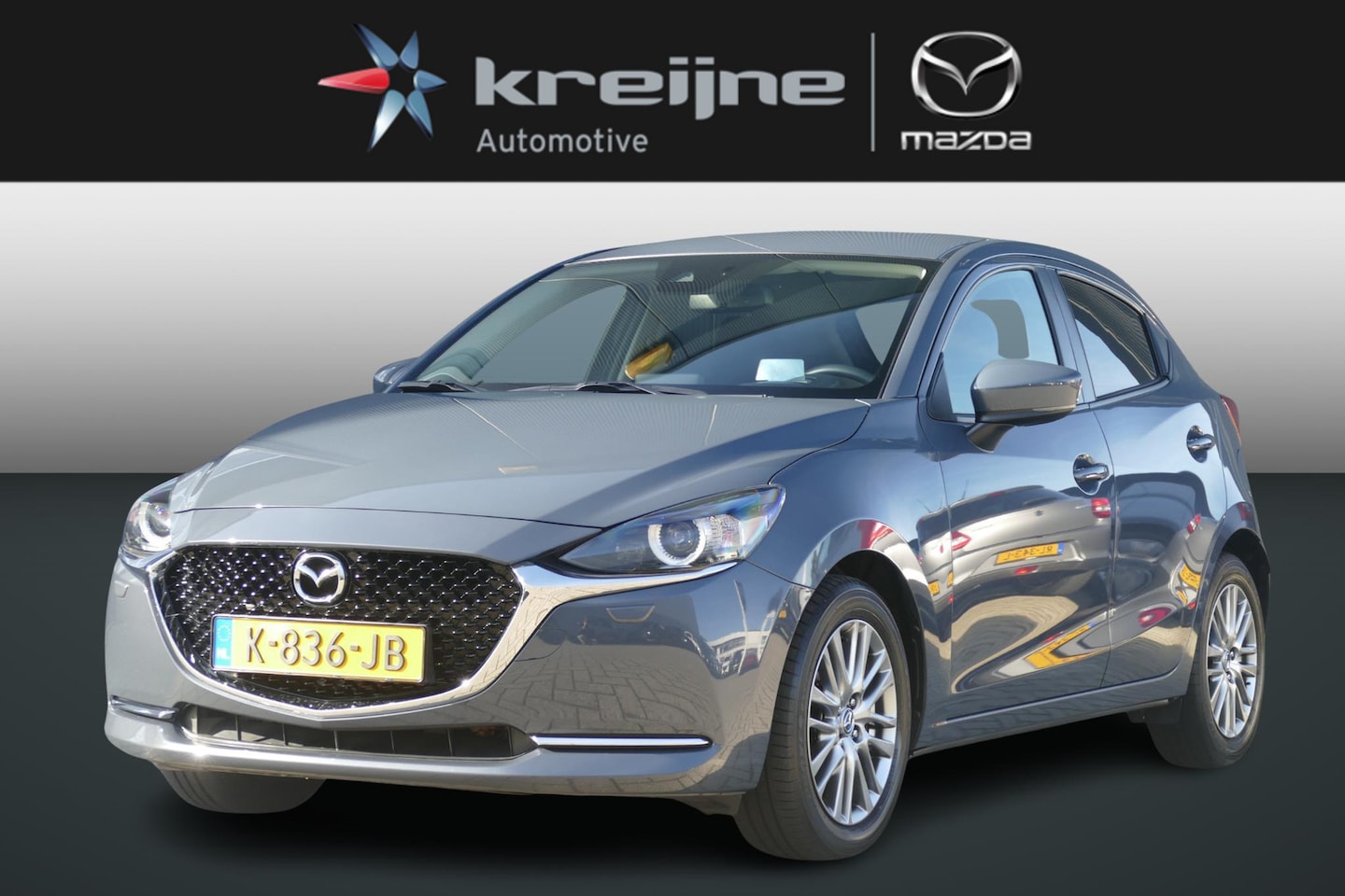 Mazda 2 - 1.5 Skyactiv-G Luxury | Apple/Android | Navi | Cruise | Camera | HUD | Keyless Entry | RIJ - AutoWereld.nl