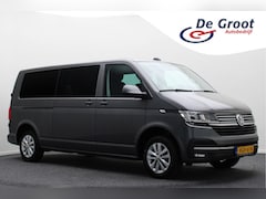 Volkswagen Transporter - 2.0 TDI DSG 150 PK L2H1 DC 5-Zits, Airco, Cruise, Navigatie, Apple Carplay, PDC, 16''