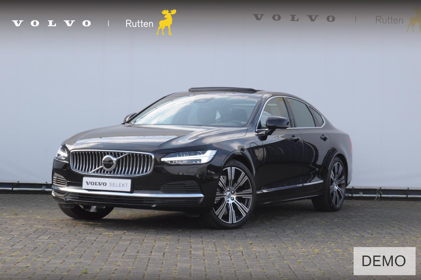 Volvo S90 - T8 455PK Automaat AWD Ultimate Bright / Luchtvering/ Harman Kardon Audio / Google Services - AutoWereld.nl