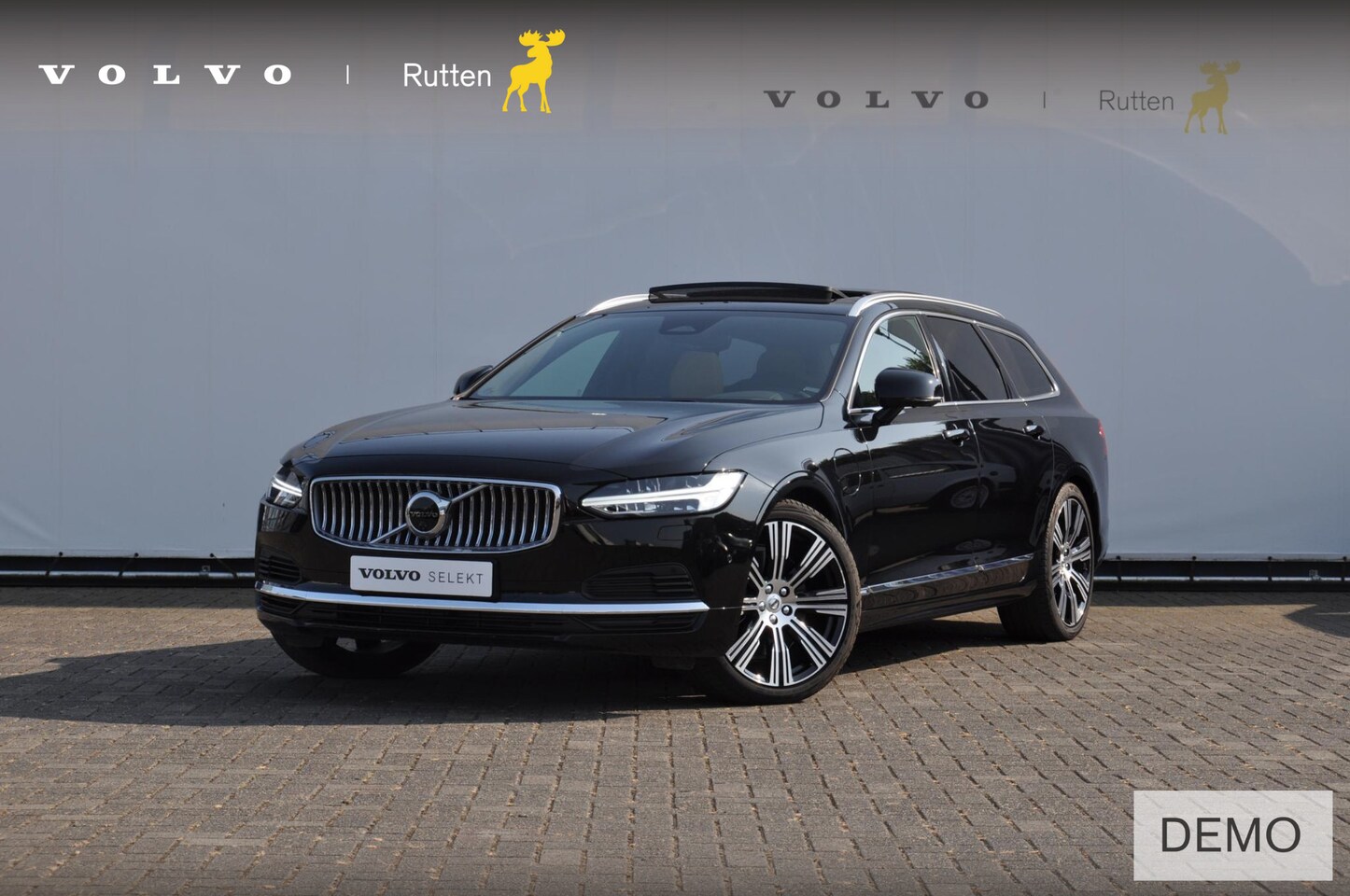 Volvo V90 - T6 350PK Automaat Recharge AWD Ultimate Bright / Stoelmassage / Stoelventilatie en verwarm - AutoWereld.nl