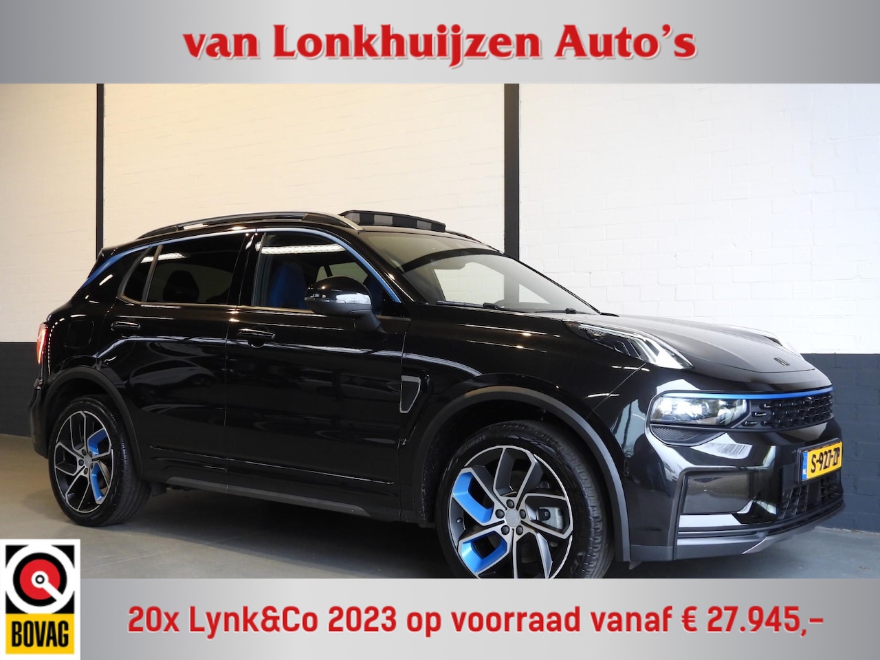 Lynk & Co 01 - 1.5 PHEV Plug-In ZWARTE HEMEL/360CAM/SCHUIFDAK/LED/20"LMV! - AutoWereld.nl