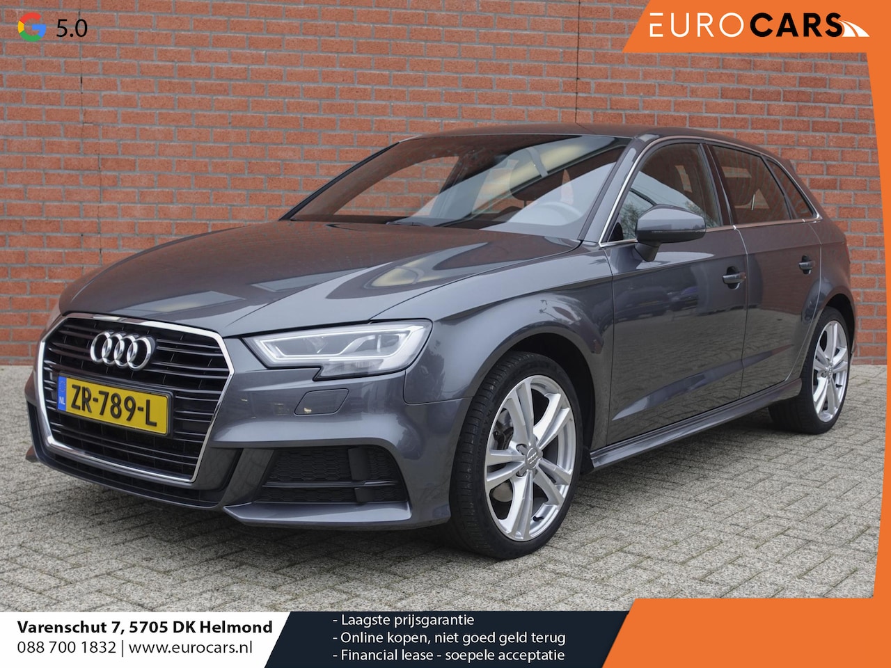 Audi A3 Sportback - 1.5 TFSI CNG AUT NAV Sport S-Line Navigatie Parkeersensoren achter Cruise Control  Stoelve - AutoWereld.nl