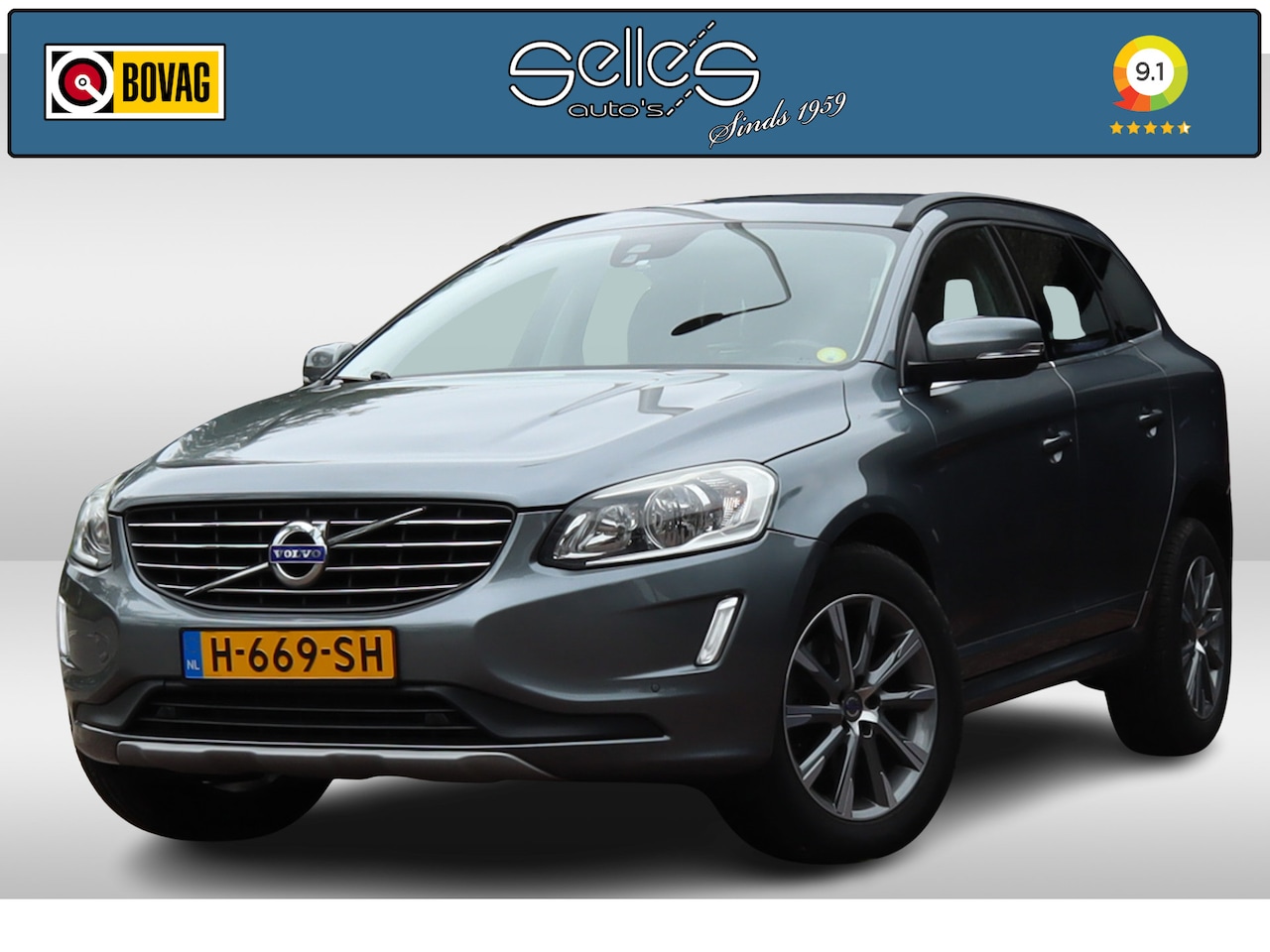 Volvo XC60 - 2.0 D3 FWD Momentum | Navigatie | Trekhaak | 18 inch lichtmetalen velgen | lederen bekledi - AutoWereld.nl