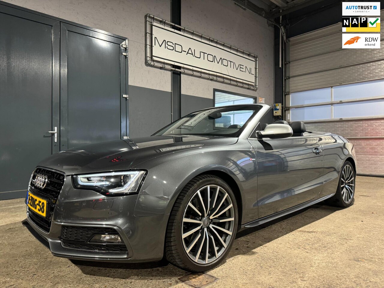 Audi A5 Cabriolet - 2.0 TFSI quattro Sport Edition 224PK S-Line Onderhouden NAP - AutoWereld.nl