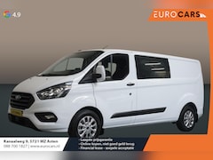 Ford Transit Custom - 300 2.0 TDCI L2H1 Trend Dubbele Cabine Automaat Airco Navi Cruise Trekhaak