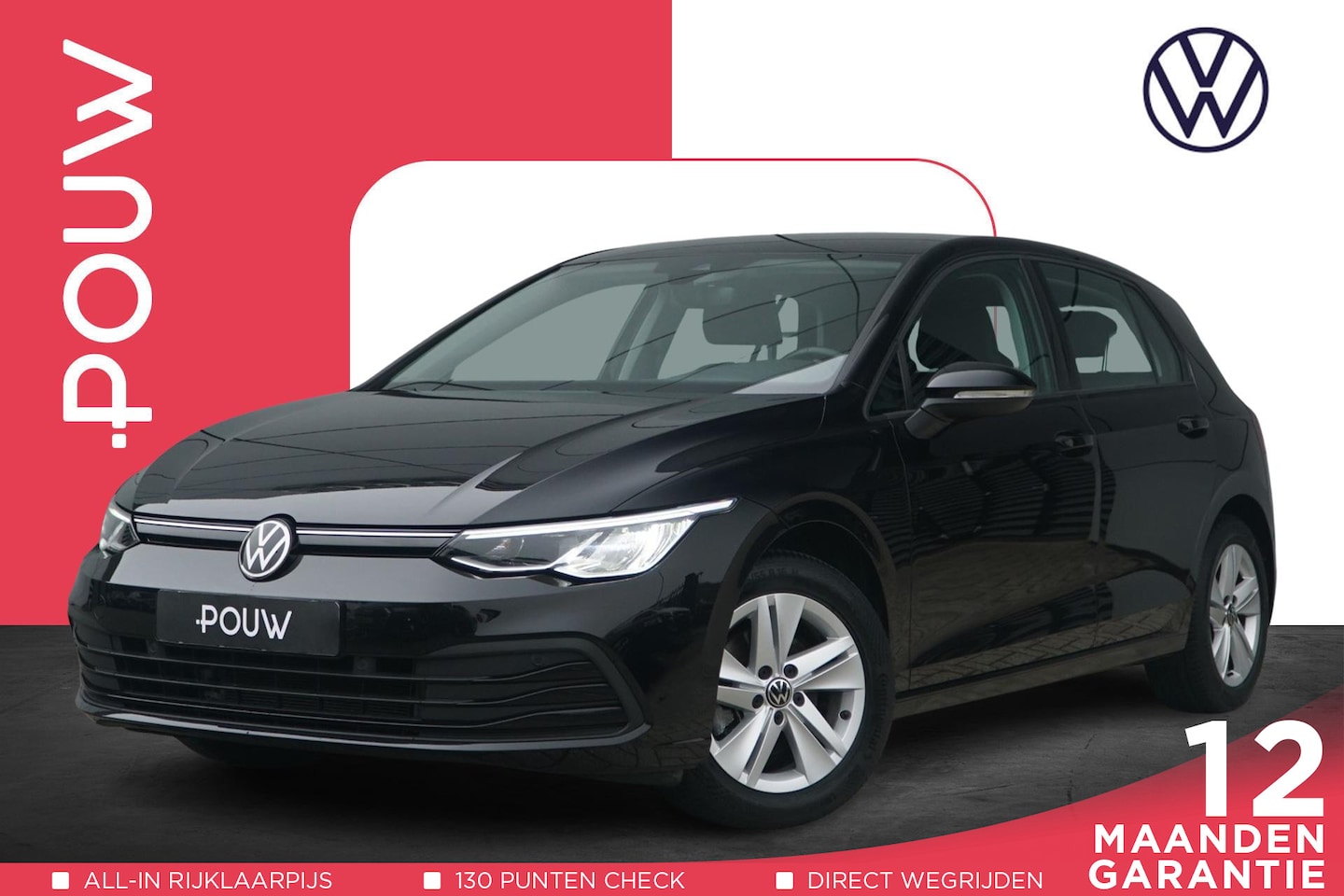 Volkswagen Golf - 1.5 TSI 130pk Life | Achteruitrijcamera | Navigatie | Parkeersensoren V & A | 16'' LM Velg - AutoWereld.nl